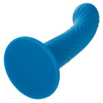 CALEXOTICS  WAVE RIDER RIPPLE ANAL PLUG BLUE